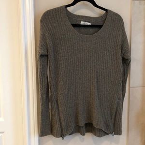 Abercrombie Wool Blend Side Zip Sweater